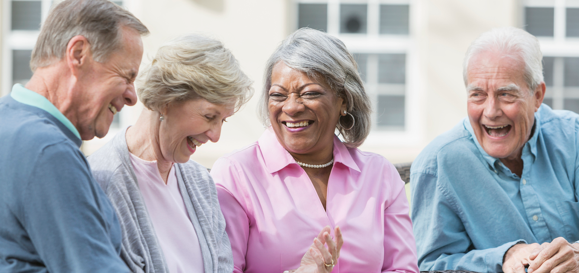 Seniors Laughing Together