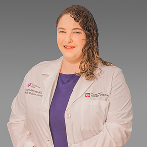 A headshot of Laura Nietfeld, MD